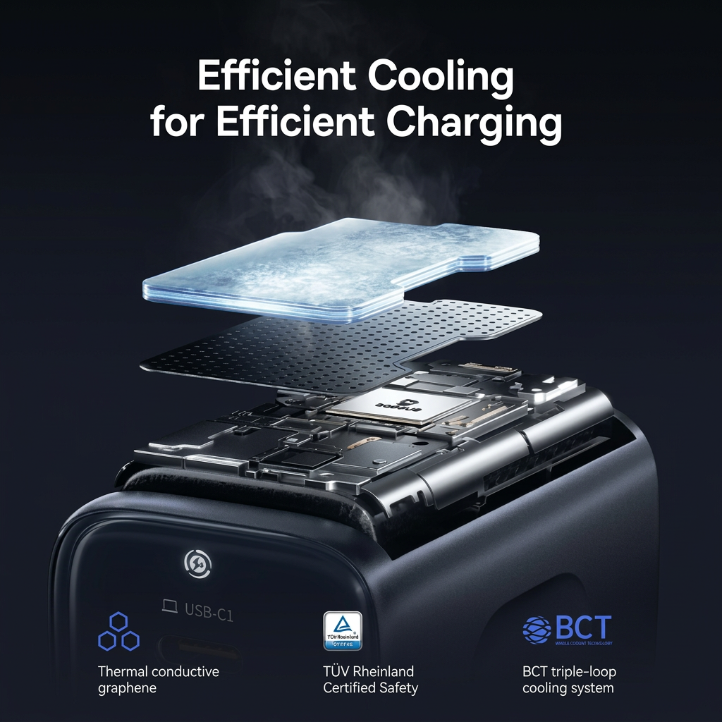Baseus PicoGo AE11 67W compact fast charging adapter – product photo