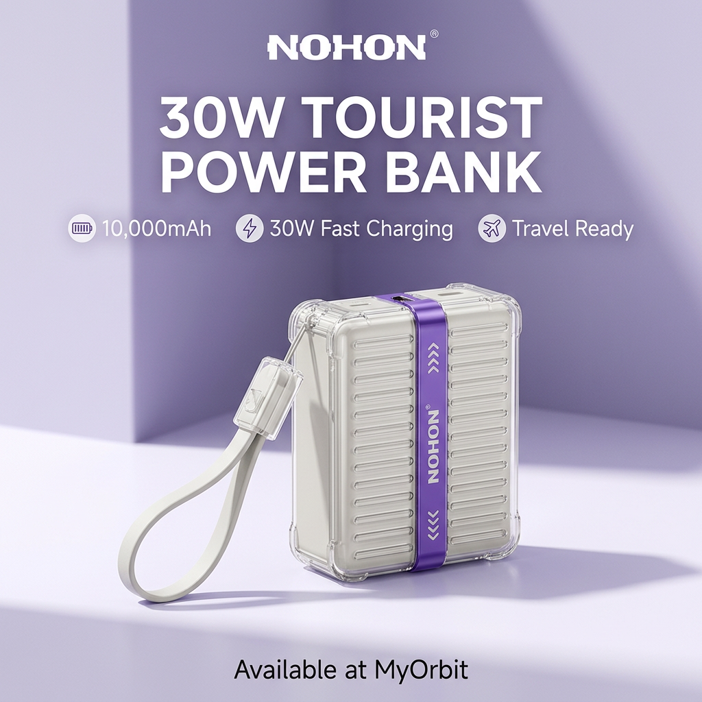NOHON Tourist NX-P15 10000mAh 30W Fast Charging Power Bank