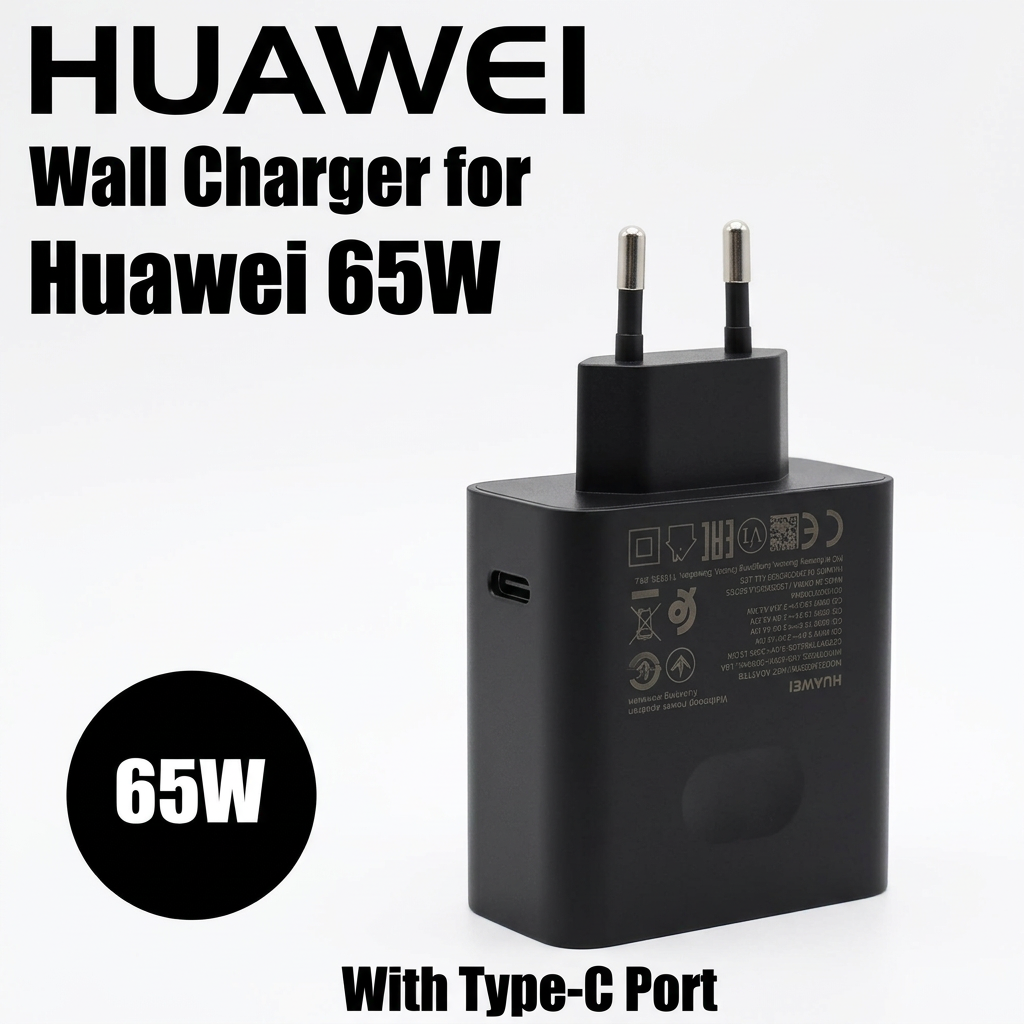 Huawei HW-200325EP0 65W USB-C PD Fast Charging Power Adapter – EU Plug