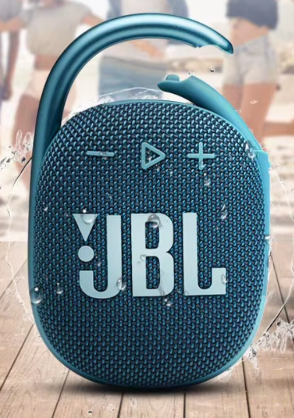 JBL Clip 4 Portable Bluetooth Speaker – Powerful JBL Pro Sound | IP67 Waterproof