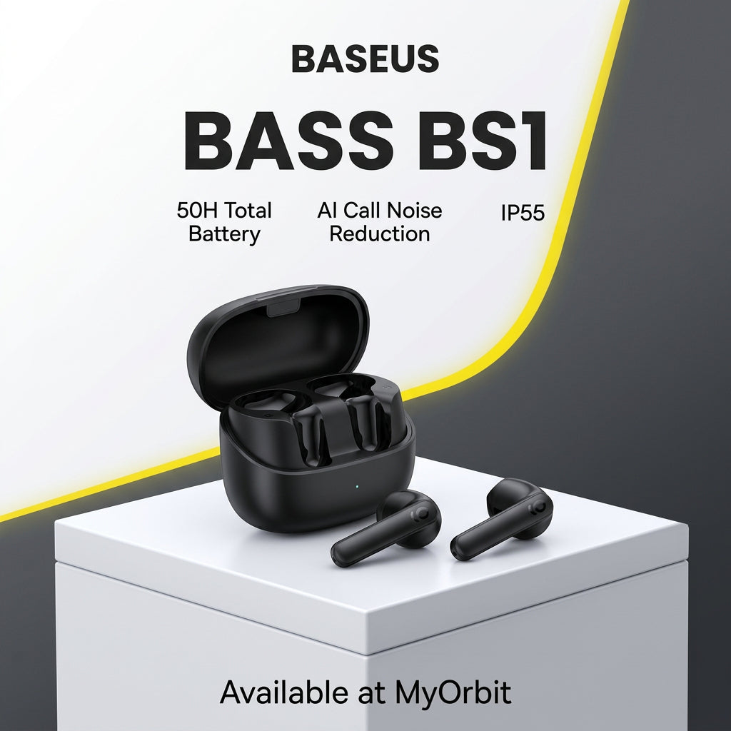 Baseus Bass BS1 black earbuds supplier retail box