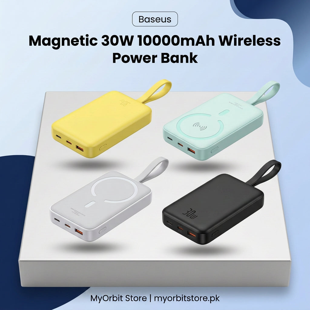 Magnetic 30W 10000mAh Wireless Power Bank – Assorted Colors supplier reference photo
